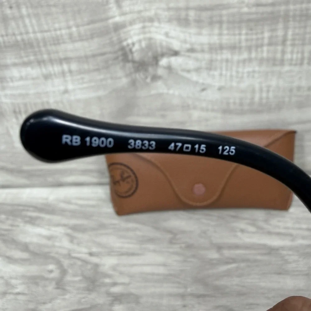RAY BAN KIDS RB‎ 1900 3833 47-15-125 BLACK FULL RIM EYEGLASSES With Case